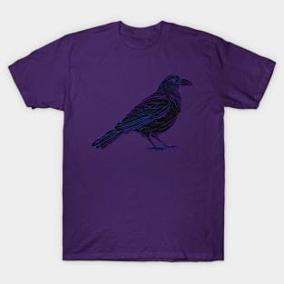 Black crow drawing T-Shirt